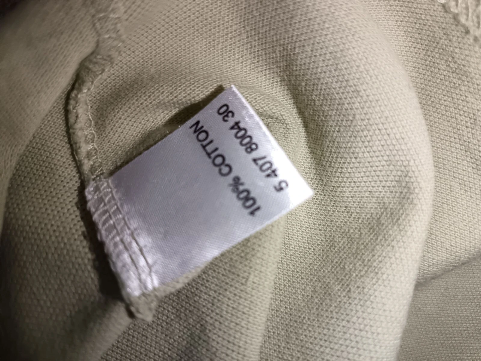 Tshirt gola V verde claro pálido novo tamanho XL – photo 4